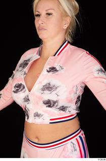Jarushka Ross dressed pink jogging suit upper body 0002.jpg